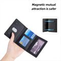Magnetic Card Holder Wallet with Phone Stand – 5 Slots, Portable & Multi-Function