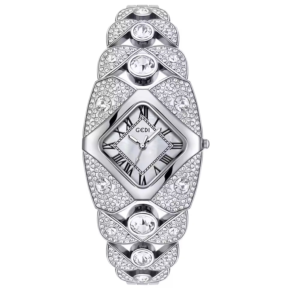 GEDI Luxury Diamond-Studded Women's Watch