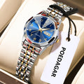 Poedagar 3078 Wholesale Stainless Steel Women Wrist Watch Luminous Waterproof Calendar Ladies Quartz Watches