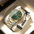 Poedagar Original High Quality Stainless Steel Wristwatch Waterproof Luminous Quartz Watch for Men