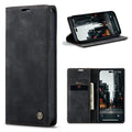Leather Flip Wallet Case for iPhone - Card Slots & Full Protection