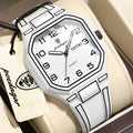 Poedagar 608 High Quality Quartz Sport Watch with Luminous Function 3ATM Waterproof Silicone Strap Wristwatch for Men