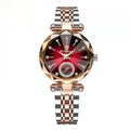 Poedagar Fashion Rose Gold Ladies Watch Jewelry Design Steel Quartz Watches Luminous Waterproof Watch Women