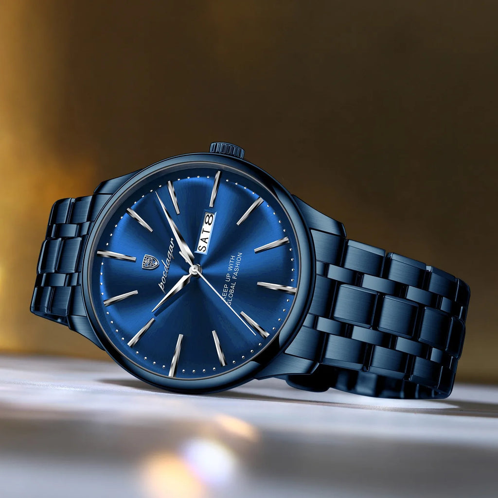 Poedagar 843 Luxury Men Watch Classic 3ATM Waterproof Calendar Montre Homme Quartz Wristwatch Factory Wholesale Ready to Ship