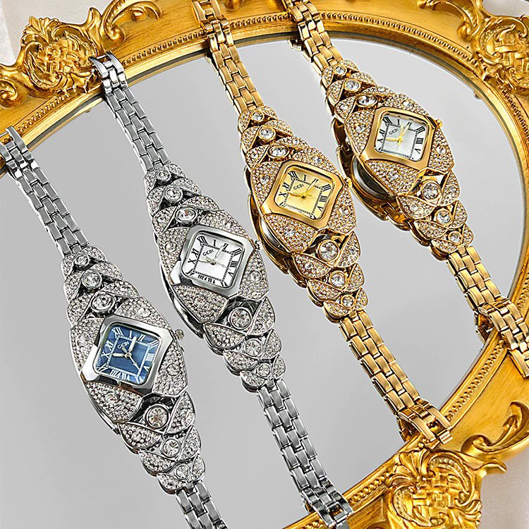 GEDI Luxury Diamond-Studded Women's Watch