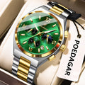 Poedagar 688 Men's Chronograph Watch Luxury Waterproof Luminous Quartz Watch Montre Stainless Steel Business Wristwatch for Men