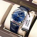 Poedagar 930 Luxury Casual Leather Men's Watches Waterproof Luminous Date Quartz Watches for Men