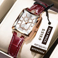 Poedagar 785 Luxury Women's Watch High Quality Business Dress Montre Wristwatch Leather Strap Waterproof Quartz Watch for Women