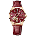 Poedagar Fashion Luxury Diamond Quartz Wrist Watch Leather Hand Band Ladies Watches Waterproof Date Women Watch for Girls