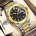 Poedagar 696 Luxury Men Watch Business Stainless Steel Watch for Man Luminous Waterproof Date Wristwatch Factory Wholesale Reloj