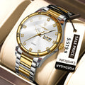 Poedagar 878 Luxury Men's Watch Stainless Steel Bracelet Reloj Herrenuhr Men Watches Waterproof Luminous Quartz Watches for Men