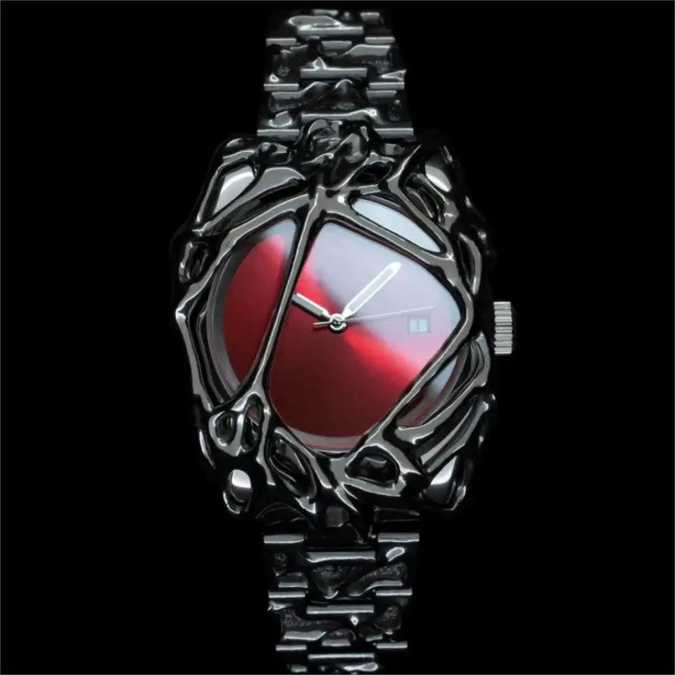 OEM Men's Luxury Quartz Stainless Steel Wristwatch with Custom Logo Pointer Dial Water Resistant 3BAR