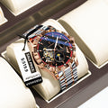 Poedagar 1415 Original Stainless Steel Band Men Montre 3 ATM Waterproof Automatic Mechanical Watch for Men