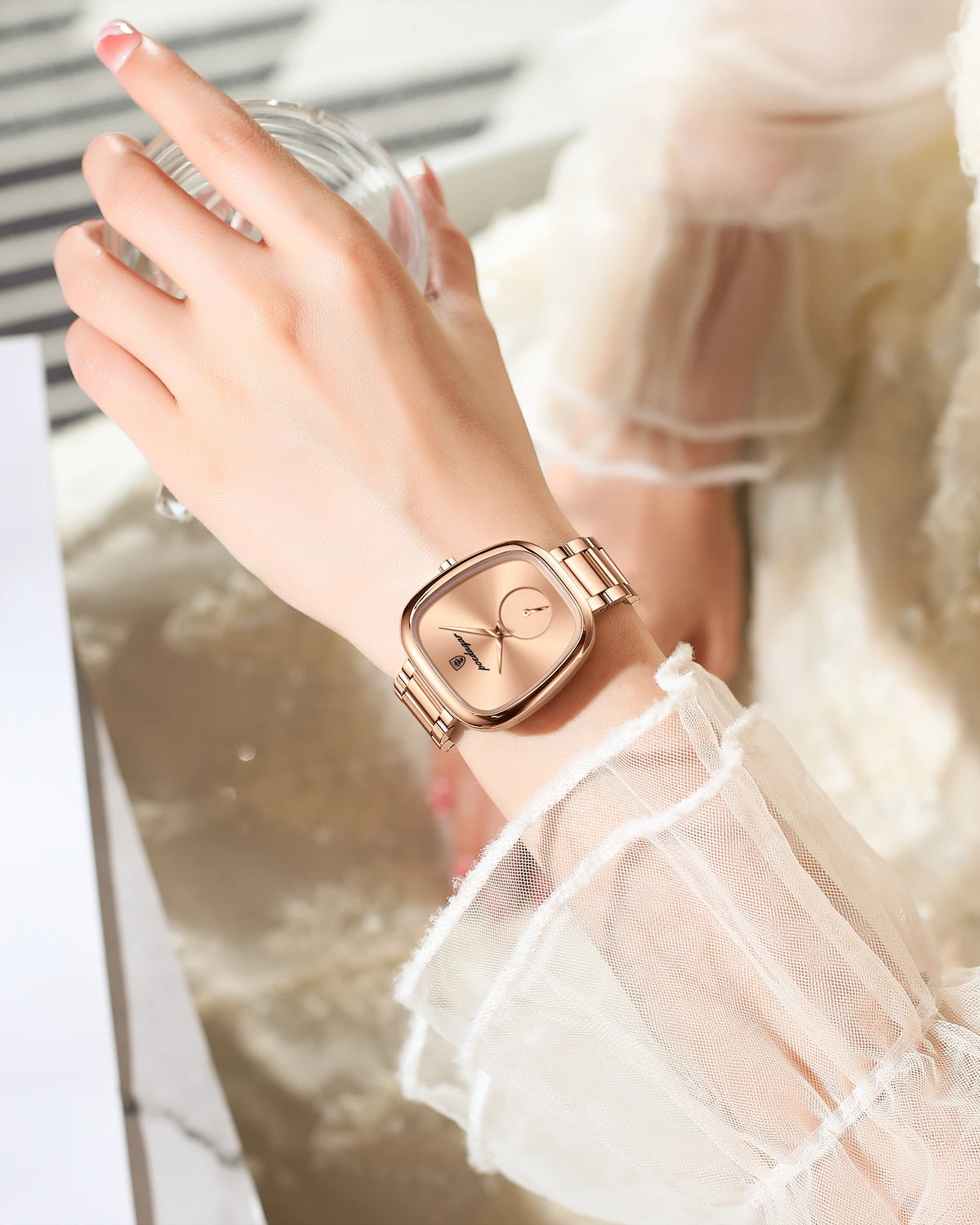 Poedagar 783 Luxury Quartz Watch for Women Waterproof High Quality Stainless Steel Ladies Watches