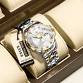 Poedagar 883 Original High Quality Relojes Hombre Waterproof Luminous Men's Wrist Watch Stainless Steel Quartz Watches for Men