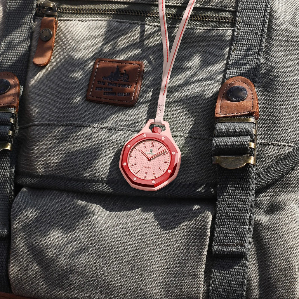 Poedagar 630 Casual Bag Charm Watch Octagonal Case Lanyard Neck Watch Luminous Lightweight Pop Style Youth Watch in Stock