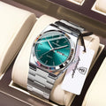 Poedagar Hot Sale 930 Luxury Quartz Watch Stainless Steel Men's Watches Waterproof Luminous Watch for Men