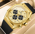Poedagar 893 Luxury Mens Watches Silicone Strap Sports Wristwatch Montre Waterproof Luminous Chronograph Quartz Watches for Men