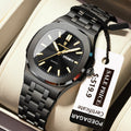 Poedagar Luxury Elegant Stainless Steel Girl Reloj Waterproof Luminous Date Quartz Watch for Women