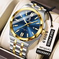 CAREKISO Original Business Waterproof Luminous Men Quartz Watches Stainless Steel Bracelet Watch for Men