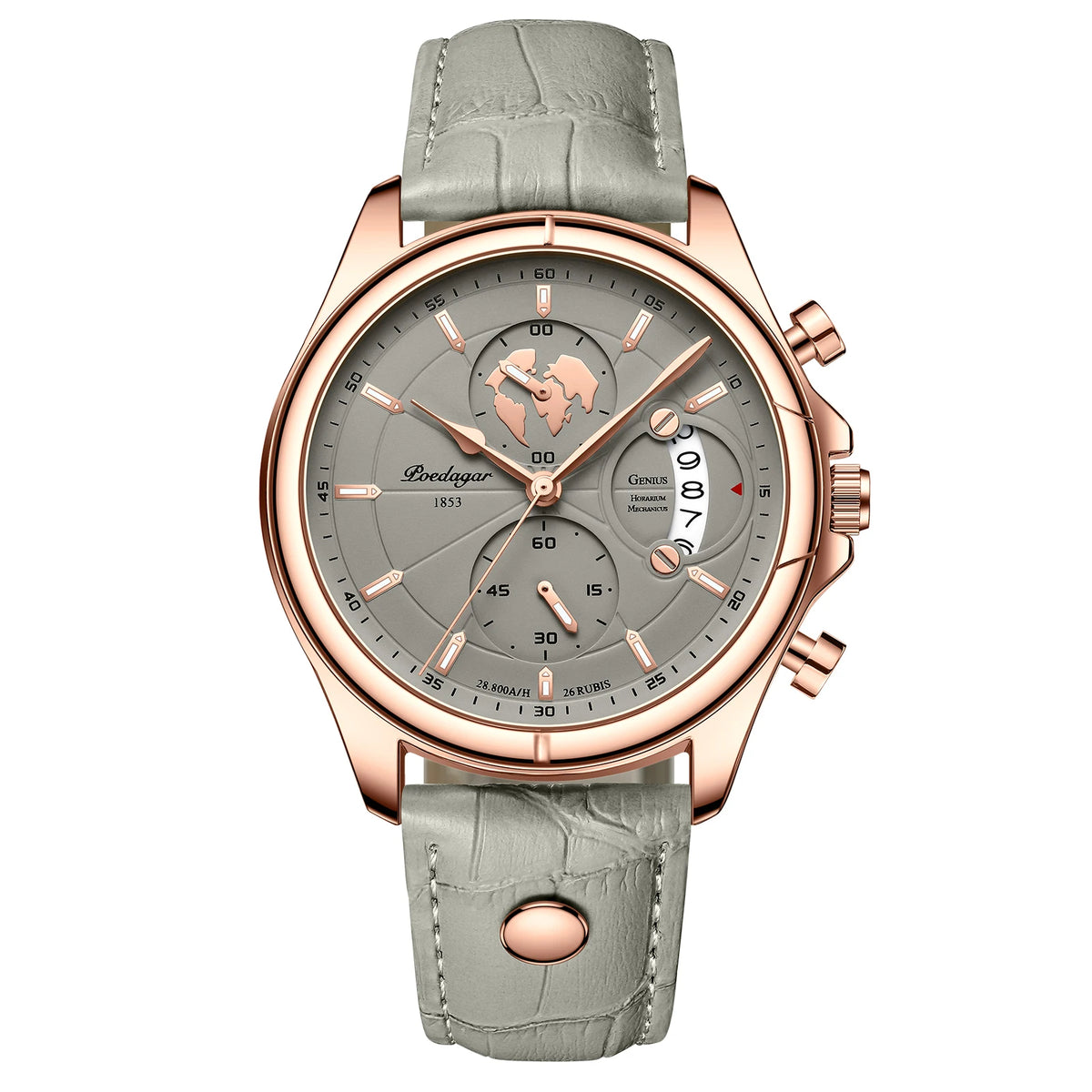 Poedagar Top Luxury Quartz Watch for Menes Fashion Leather Men Watch Waterproof Wristwatch Luminous Watch for Men Clock