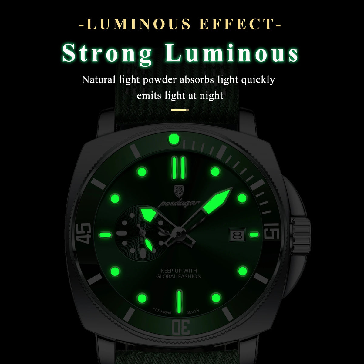Poedagar 873 Luxury Mens Watch Daily Wear Rotating Bezel Quartz Wristwatch Waterproof Luminous Reloj Hombre Quartz Watch for Men