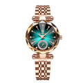 Poedagar Watch for Womens Luxury Diamond Quartz Watches Rose Gold Stainless Steel Ladies Wristwatch Waterproof Watch Women Clock