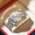 Poedagar 936 Men's Luxury Watch High Quality Stainless Steel Waterproof Luminous Montre Homme Quartz Watches for Men