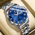 Poedagar 883 High Quality Men's Watch Business Stainless Steel Quartz Watches Waterproof Luminous Original Wristwatch for Men