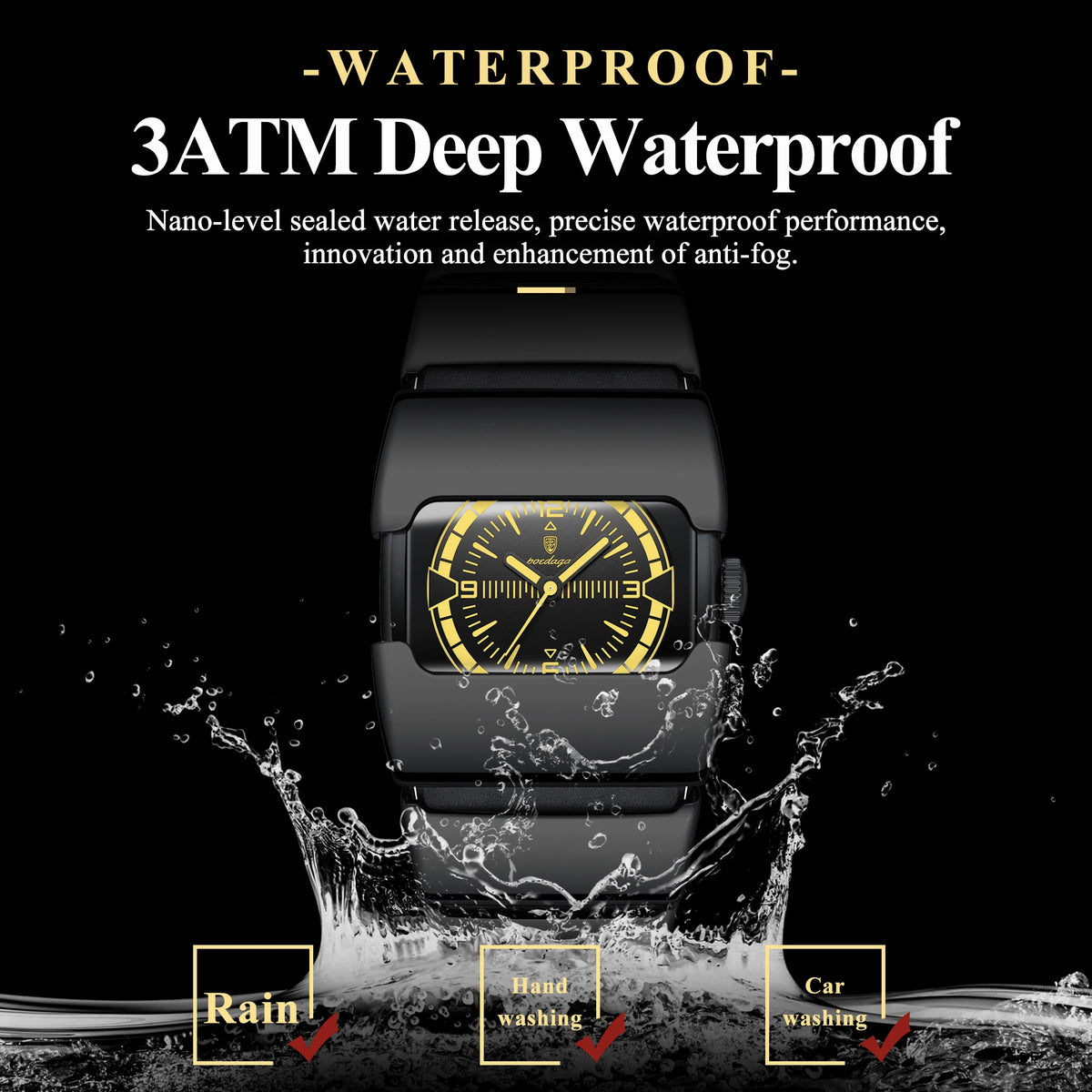 Poedagar 846 Luxury Men Quartz Watch Stainless Steel Hardlex Glass 3ATM Waterproof Luminous Wrist Watch for Men Wholesale