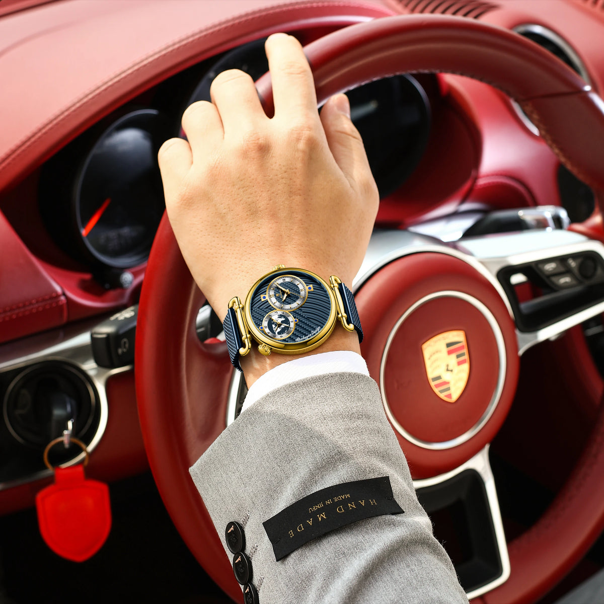 Poedagar 848 Men's Quartz Watch Mesh Stainless Steel Strap Luminous Herrenuhr Waterproof Wristwatch for Men Factory Wholesale