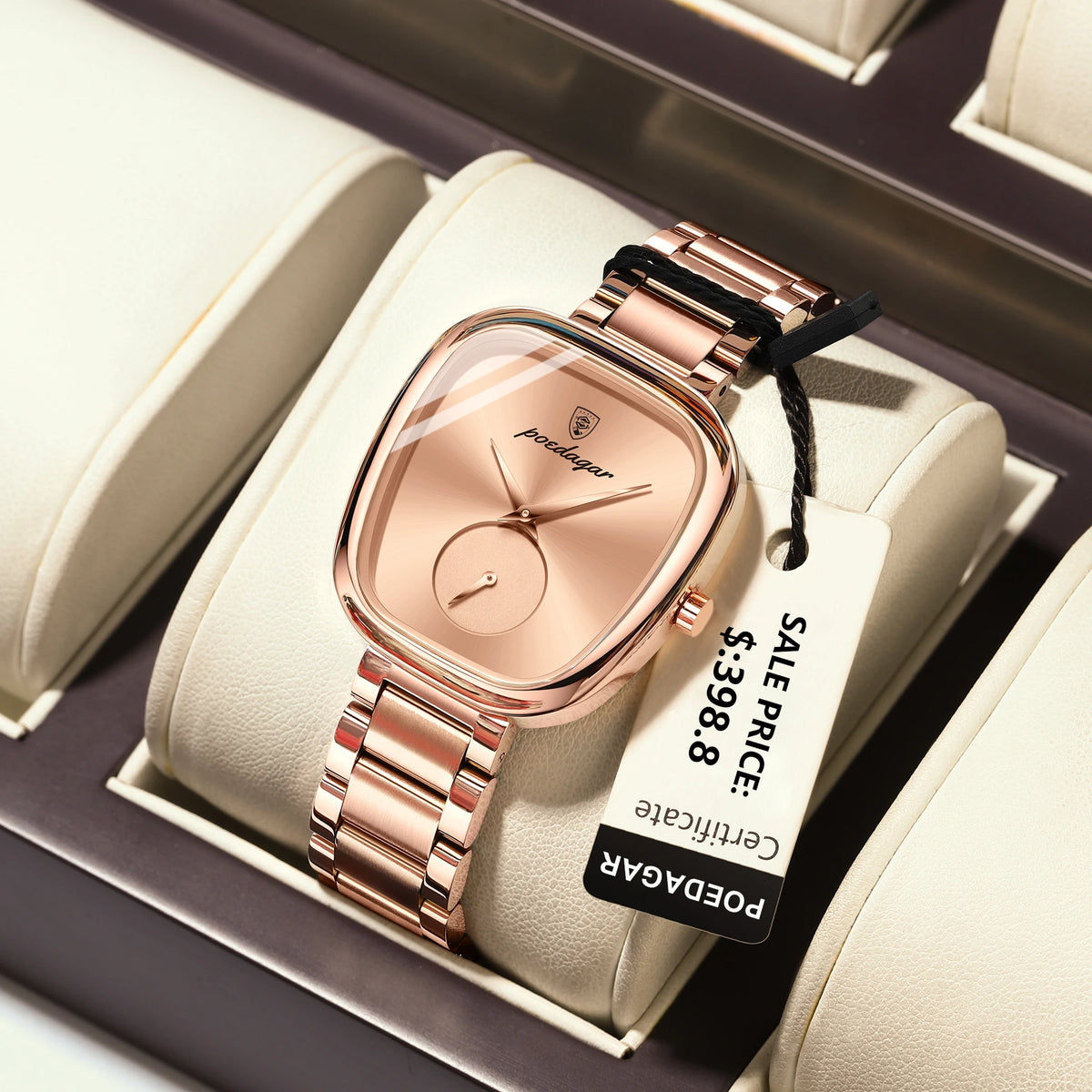 Poedagar 783 Luxury Quartz Watch for Women Waterproof High Quality Stainless Steel Ladies Watches