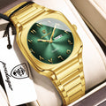 Poedagar 616 Luxury Men's Watch Arabic Dial Waterproof Quartz Watches Relogio Stainless Steel Business Wristwatch for Men