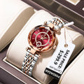 Poedagar 726 High Quality Diamond Ladies Quartz Watch Waterproof Date Stainless Steel Women Watch