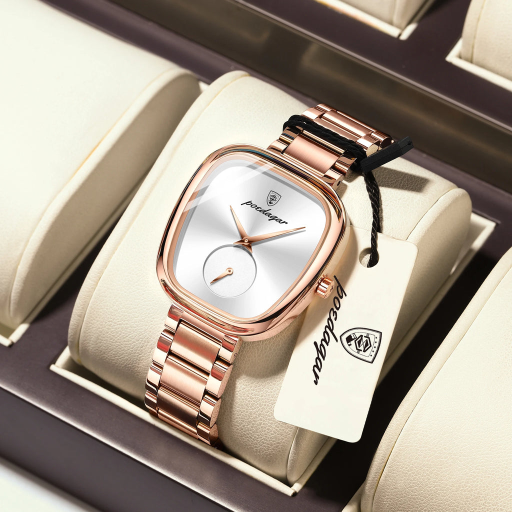 Poedgar 783 Luxury Women's Watch Dress Waterproof High Quality Stainless Steel Daily Wear Ladies Quartz Watches Factory Direct
