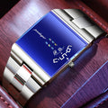 Poedagar 857 Luxury Men's Watch Trendy Stainless Steel Montre Blue Mirror Dial Waterproof Business Classic Factory Wholesale