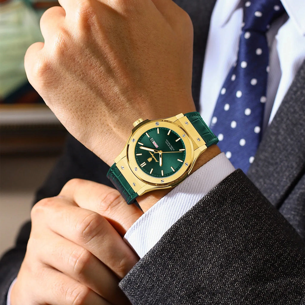 Poedagar 952 Luxury Men's Watches Silicone Strap Waterproof Quartz Wristwatch Montre Luminous Date Week Sports Watch for Men