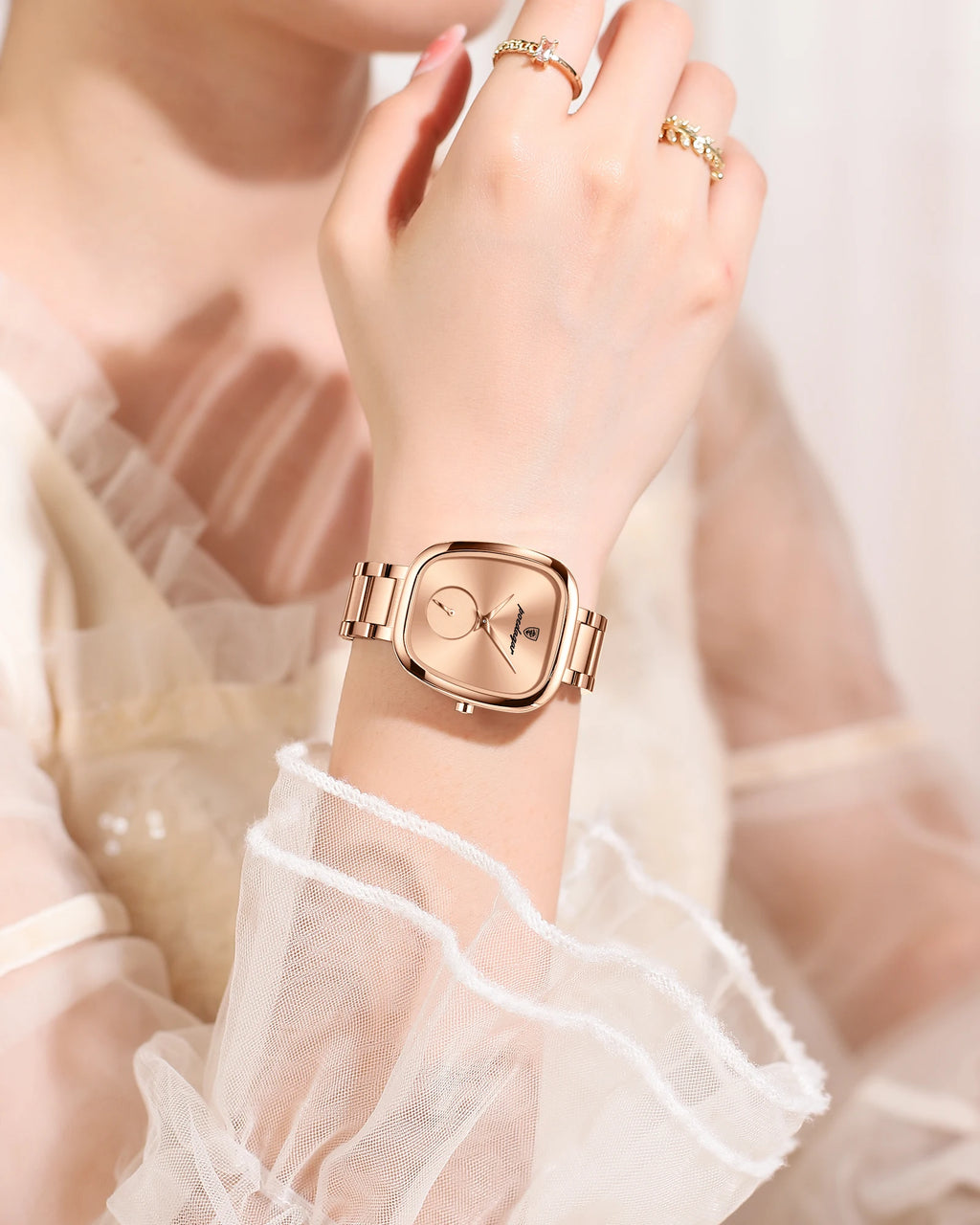 Poedagar 783 Luxury Quartz Watch for Women Waterproof High Quality Stainless Steel Ladies Watches