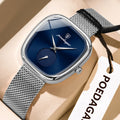 Poedagar 783 Luxury Ladies Watch Stainless Steel Mesh Bracelet Waterproof Quartz Watches for Women Reloj De Mujer Factory Direct