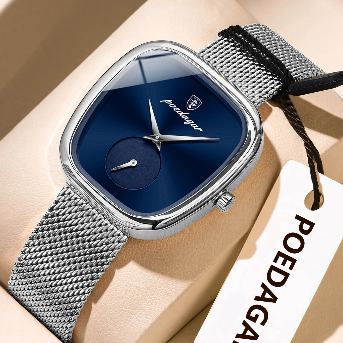 Poedagar 783 Luxury Ladies Watch Stainless Steel Mesh Bracelet Waterproof Quartz Watches for Women Reloj De Mujer Factory Direct