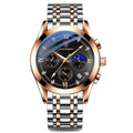Poedagar New Fashion Men Watch Luminous Waterproof Quartz Watches Luxury Stainless Steel Man Wrist with Date Watch for Men
