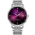 Poedagar 868 Luxury Stainless Steel Watch Bands Luminous High Quality Waterproof Quartz Watches for Men
