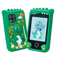 2.8-Inch Dinosaur Style Kids Smart Phone Toy with CMOS Camera & Games