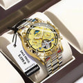 POEDAGAR High Quality Waterproof Luminous Automatic Men's Watch Gold Stainless Steel Luxury Men Mechanical Watch