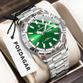 Poedagar 959 Men Watch Business Stainless Steel Luxury Quartz Wristwatch Montre Homme Waterproof Luminous Date Watch for Men