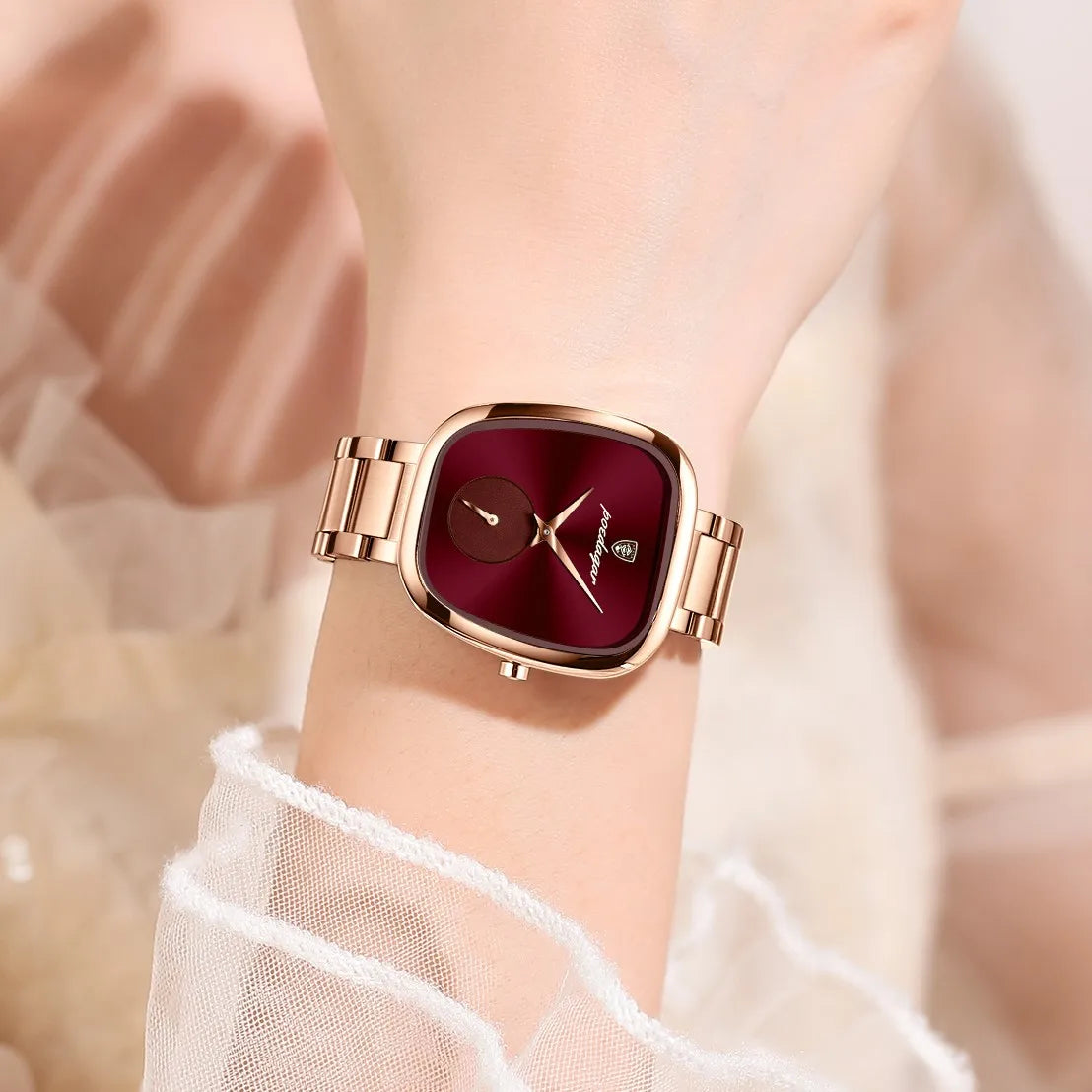 Poedagar 783 Luxury Women Watch Business Dress Waterproof High Quality Stainless Steel Elegant Ladies Quartz Watch Montre Femme