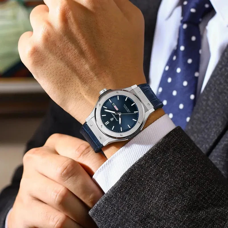 Poedagar Luxury Quartz Men's Watch Date Week Waterproof Luminous Quartz Watches Sports Silicone Strap Watch for Men