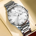 Poedagar 878 Luxury Men's Watch Business Stainless Steel Bracelet Reloj Men Watches Waterproof Luminous Quartz Watches for Men