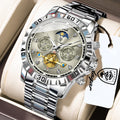 Poedagar 634 Men's Watch Luxury High Quality Stainless Steel Quartz Watch Waterproof Luminous Business Reloj Wristwatch for Men