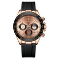 Poedagar 2023 Men Watch Silicone Belt Waterproof Luminous Date Watches Men Wrist Clock Chronograph Quartz Fashion Opp Bag Alloy
